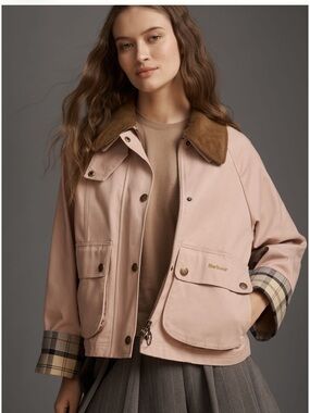 Barbour Beadnell cropped Jacket 8 NWT $300